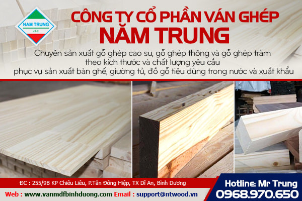 Mặt bàn gỗ 40 x 800 x 1800mm