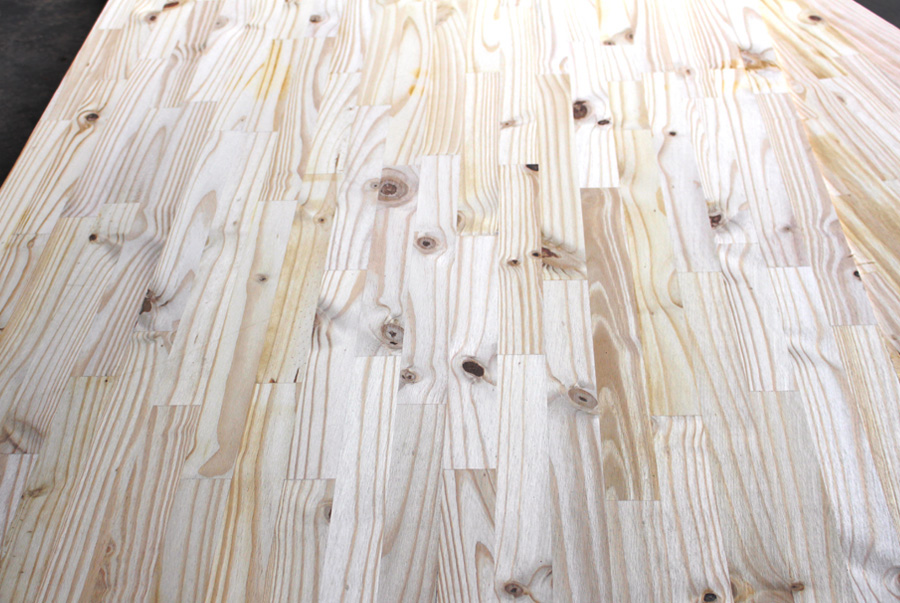 Ván ghép khuyết tật tự nhiên gỗ Thông Brazil