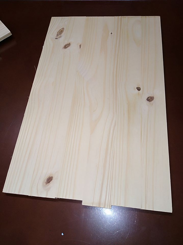 Ván gỗ thông 12 x 350 x 560 mm